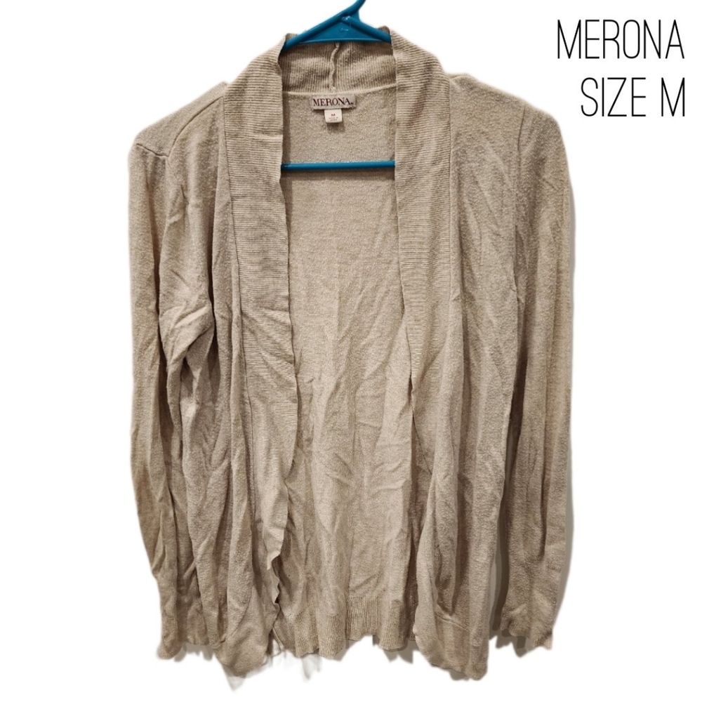 Beige sweater, merona, size m